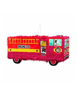 Piñata camión de bomberos