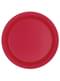 8 platos rojos grandes (23 cm) - Línea Colores Básicos