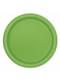 8 platos verde lima (23 cm) - Línea Colores Básicos