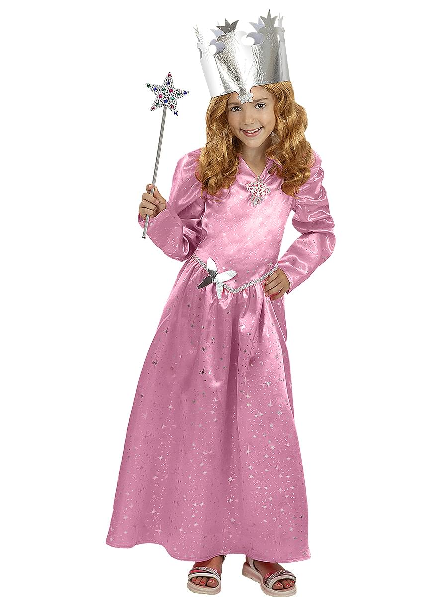 Fato de Glinda Bruxa Boa para Menina - O Feiticeiro de Oz