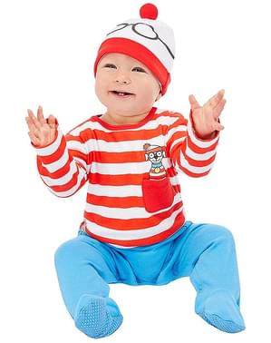 Where’s Wally kostuum voor baby's