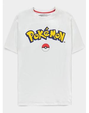 t-shirt logga Pokémon för vuxen