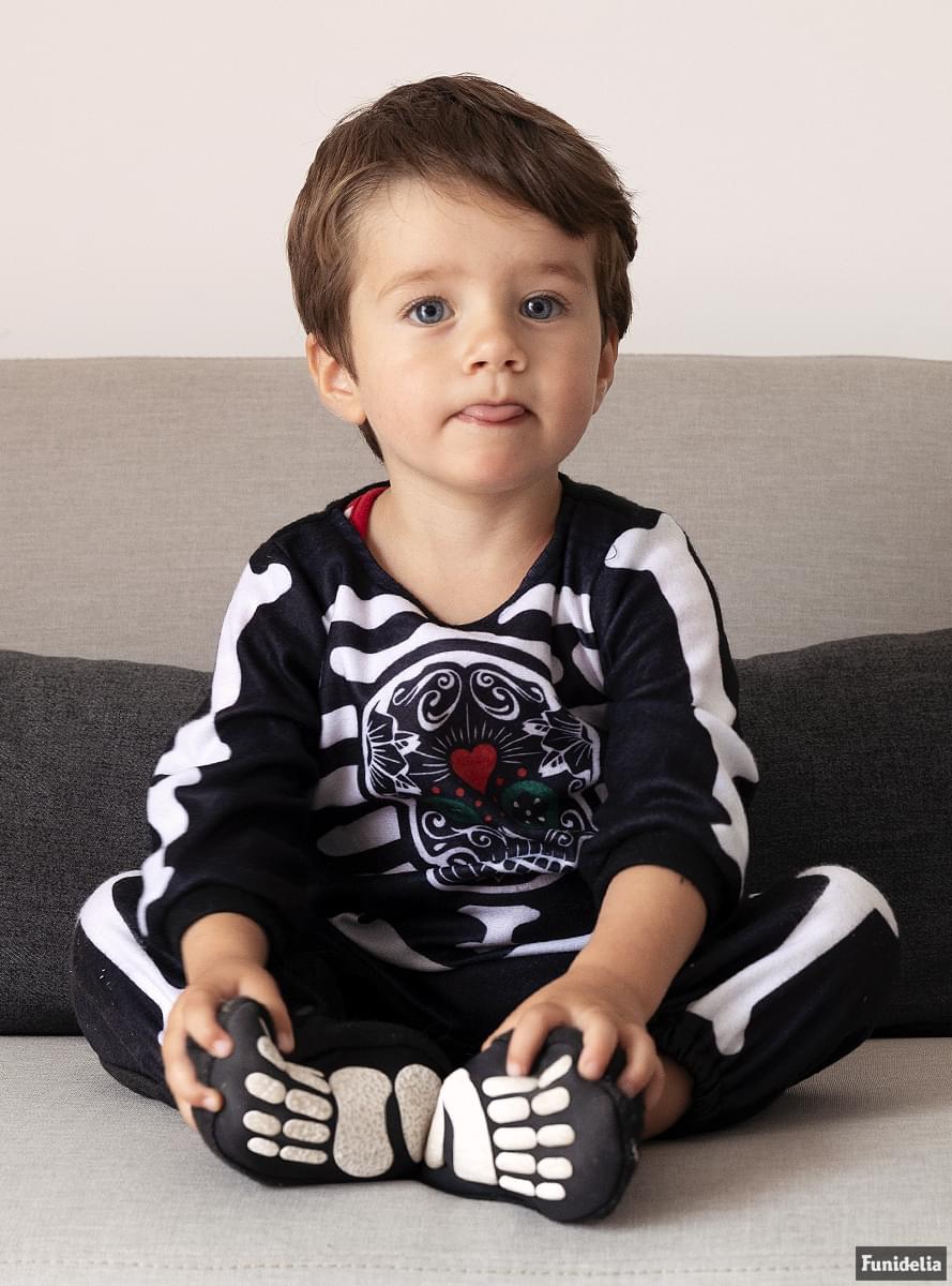 Skeleton Day of the Dead Costume for Babies