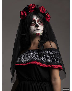 Dia de los Muertos kostim za žene plus veličina