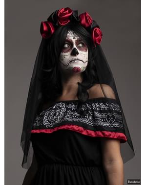 Day of the Dead Kostume til Kvinder Plusstørrelse