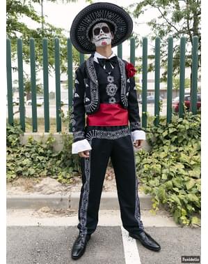 Kostým Dia de los Muertos pre mužov plusová veľkosť