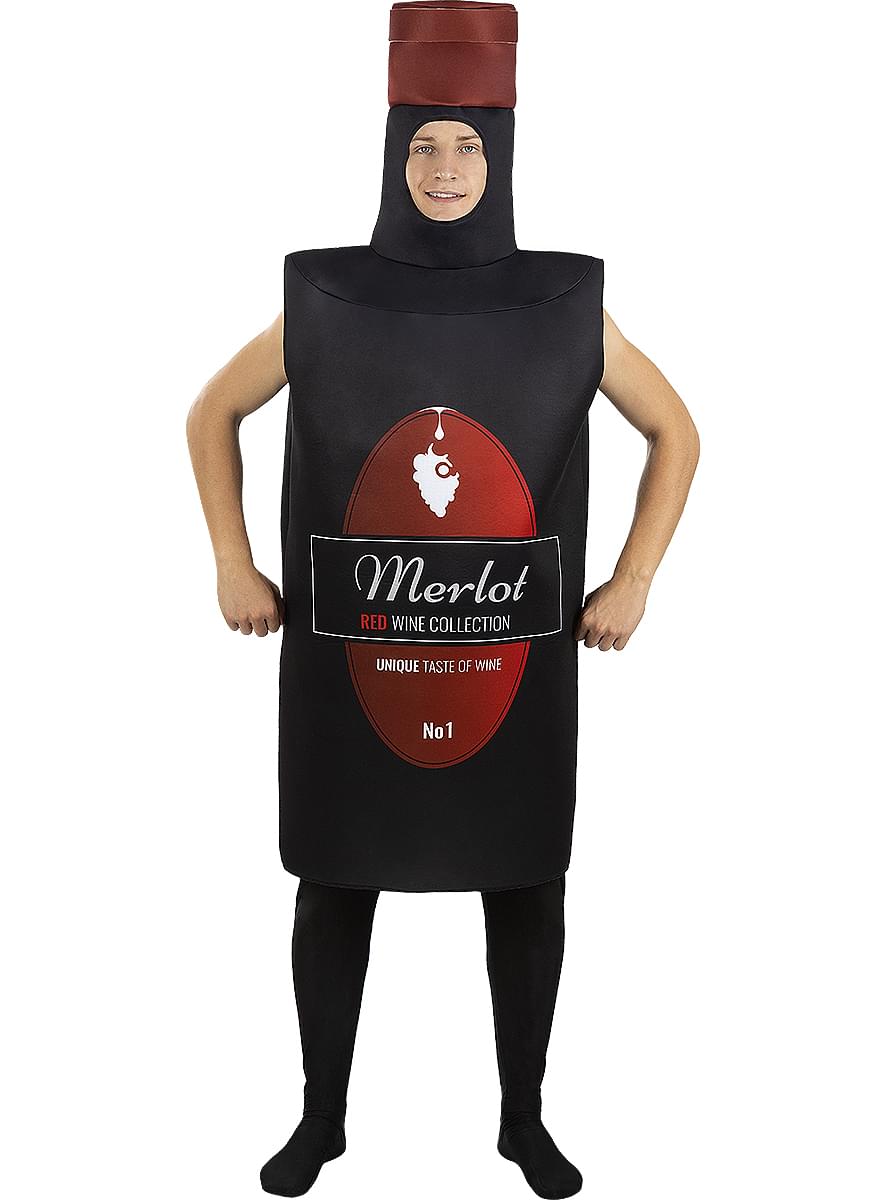 Fato de Garrafa de Vinho para adulto