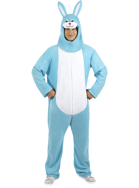 Blue Rabbit Costume for Adults