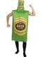 Disfraz de Botella de Cerveza verde para adulto