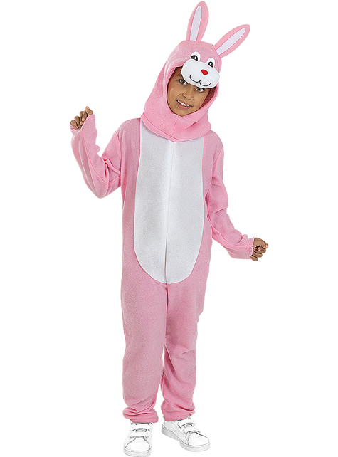 Costume da Coniglio rosa per bambini. Consegna 24h