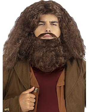 Peruca de Hagrid com barba