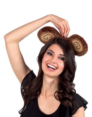 Diadema de orejas de mono para mujer