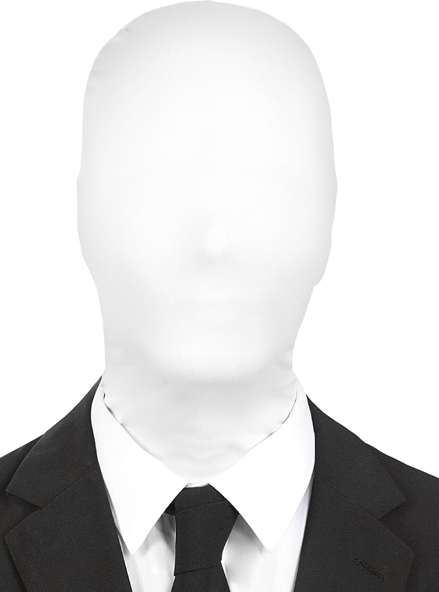 Máscara Slenderman blanca 