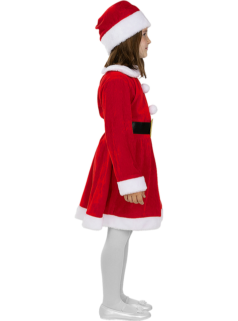 Deluxe Mrs Claus Costume for Girls