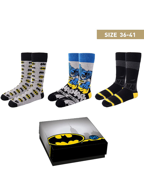 Pack of 3 Batman Socks