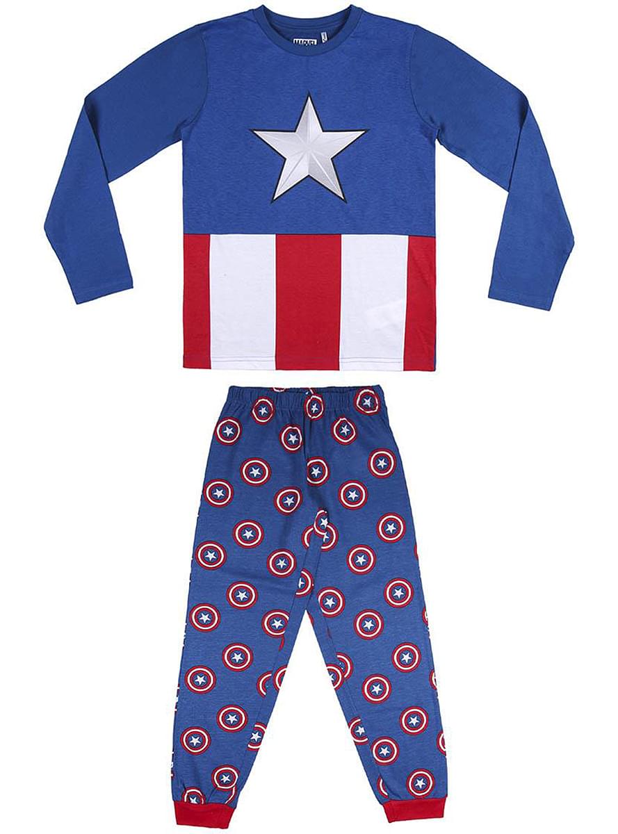 Pijama Capitão América para menino