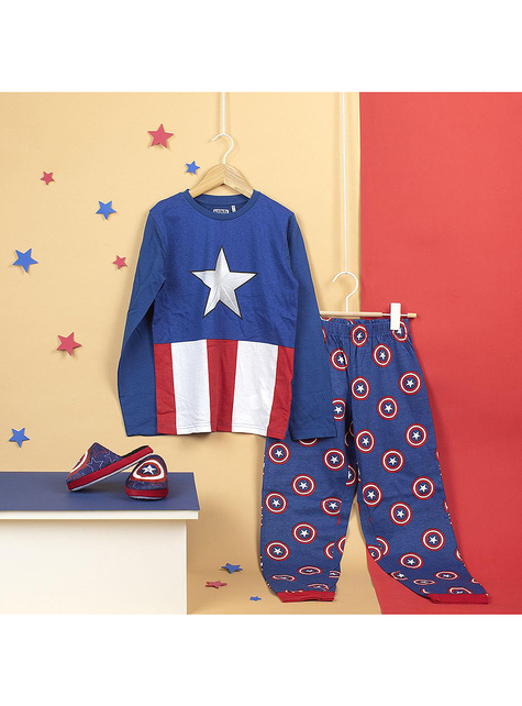 Piżama Kapitan Ameryka dla chłopców