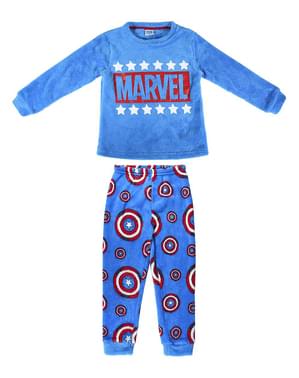 Pyjamas Marvel logga för barn