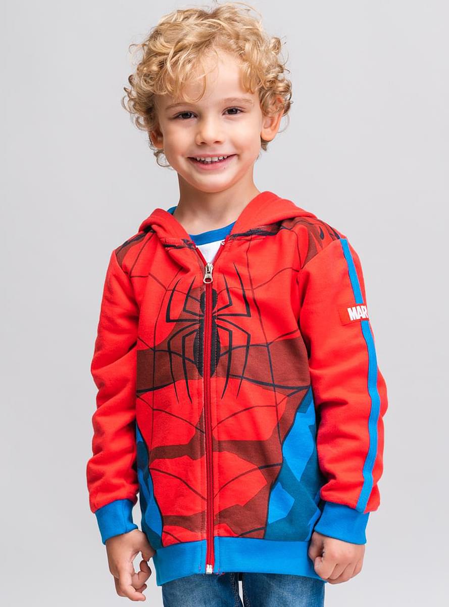 Kurtka Spiderman dla chłopców