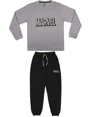 Pyjamas Marvel logga för vuxen