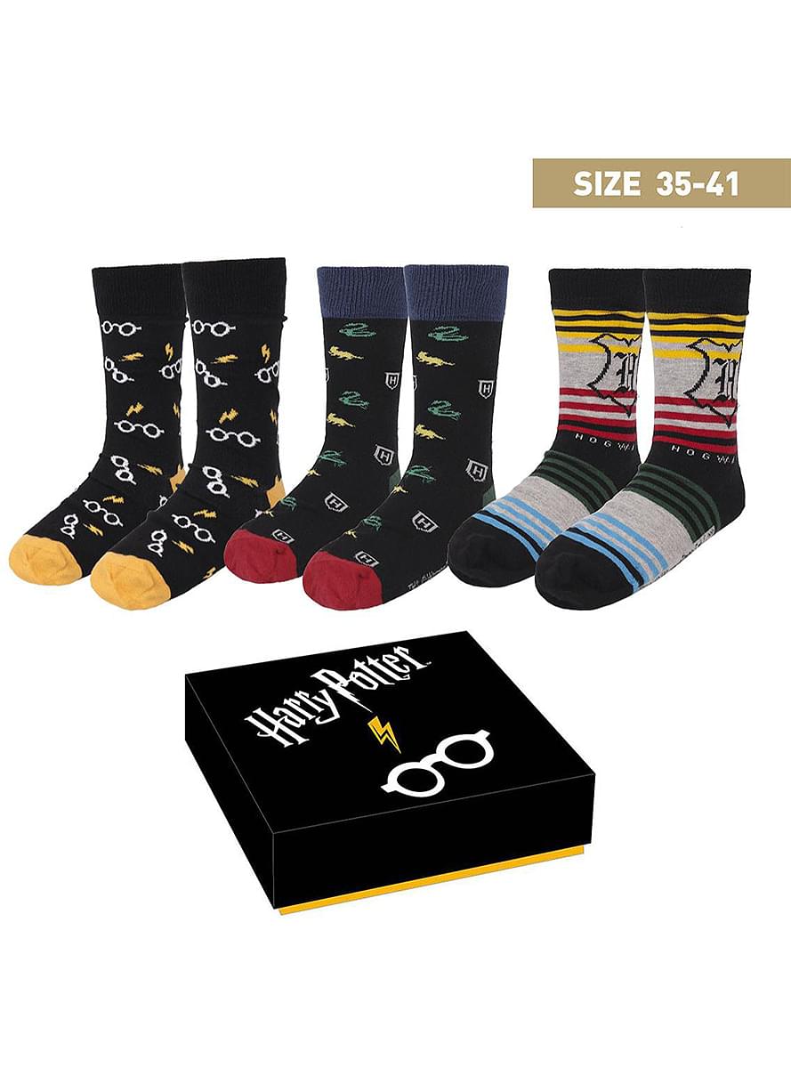 Pack of 3 Harry Potter Socks