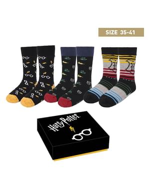 Pack de 3 calcetines de Harry Potter