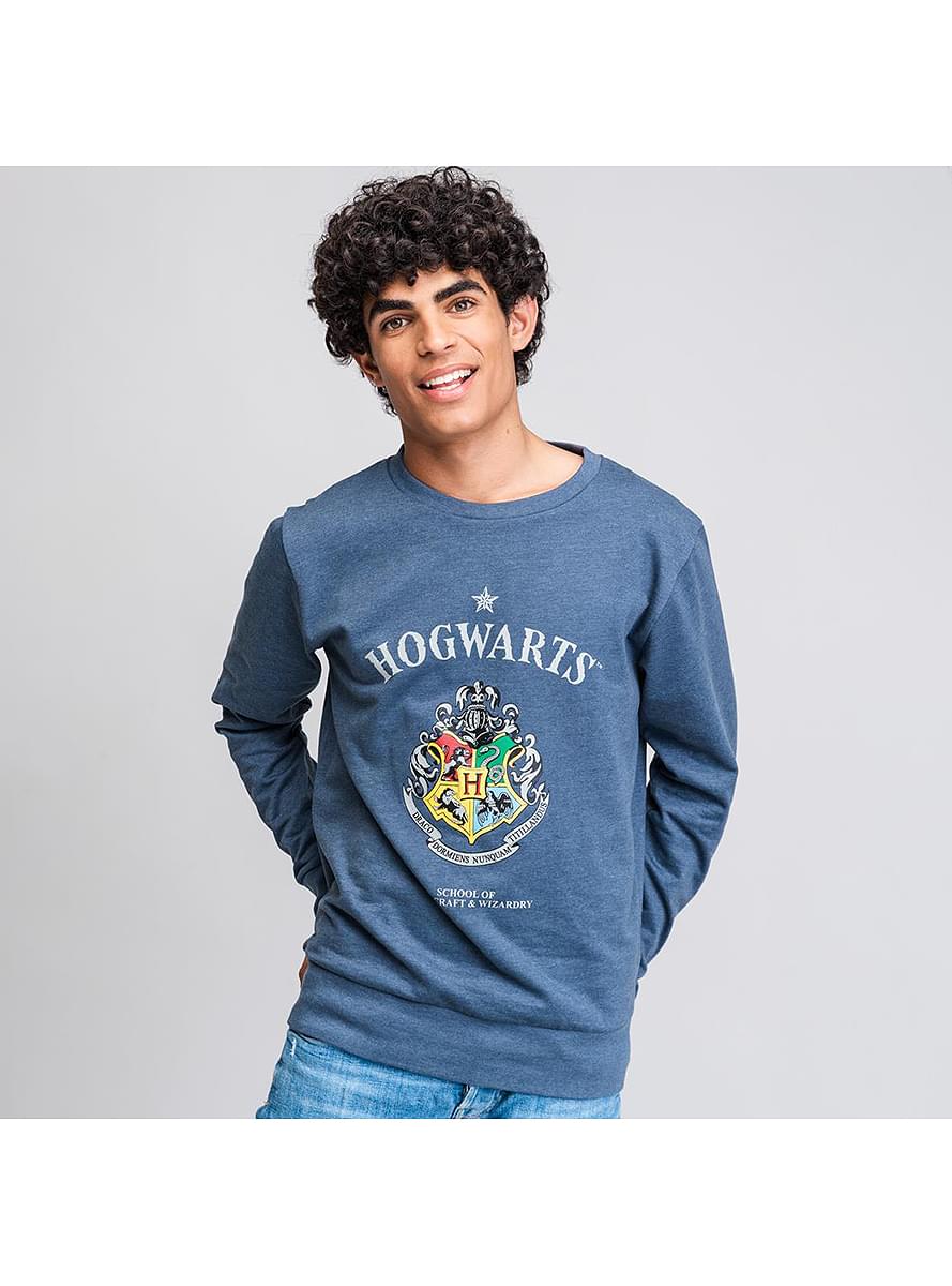 Felpa di Hogwarts blu per adulti - Harry Potter