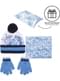 Set de gorro, pañuelo y guantes Frozen II para niña