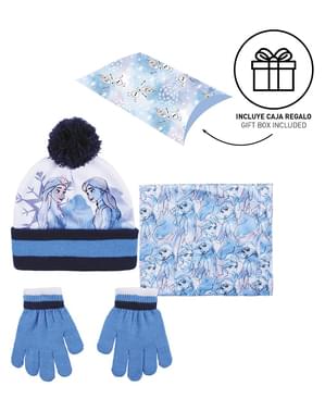 Frozen II Mütze, Halstuch und Handschuhe Set für