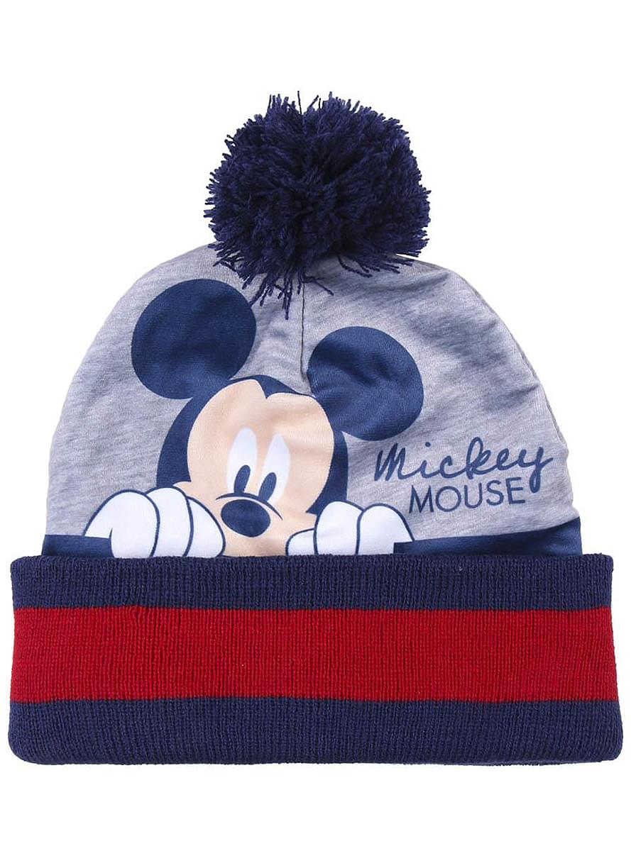 Mickey šalmų, šalikų ir pirštinių rinkinys vaikams