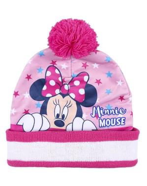Set pălărie, eșarfă și mănuși Minnie pentru fete