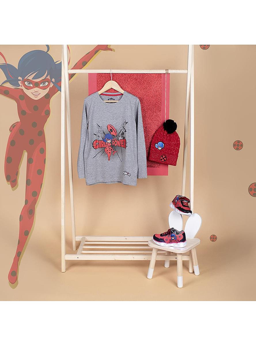 Lady Bug Beanie til Piger