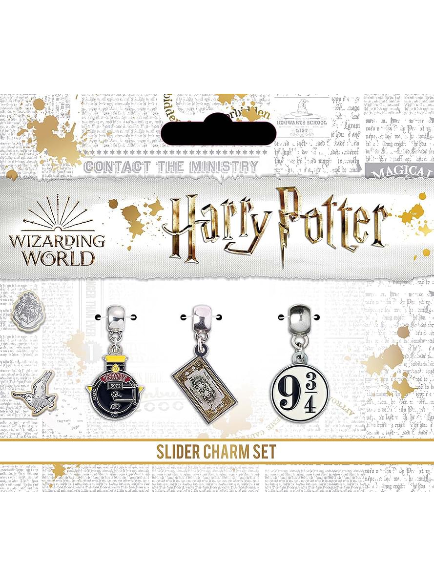 Hogwarts ezüst bevonatú charmok - Harry Potter
