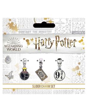 Hogwarts charms plated with silver - Harry Potter
