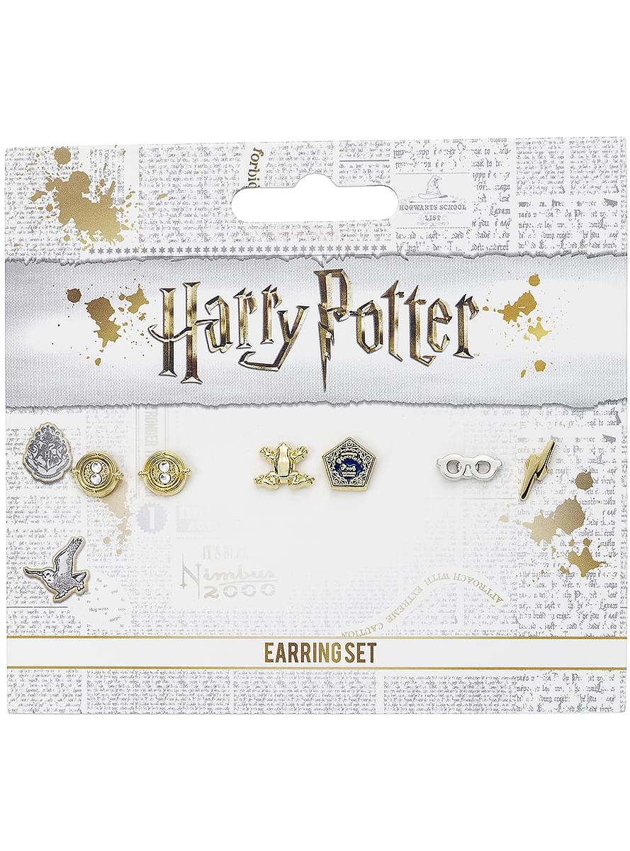 Harry Potter Gold Earring Set