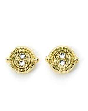 Conjunto de brincos dourados Harry Potter