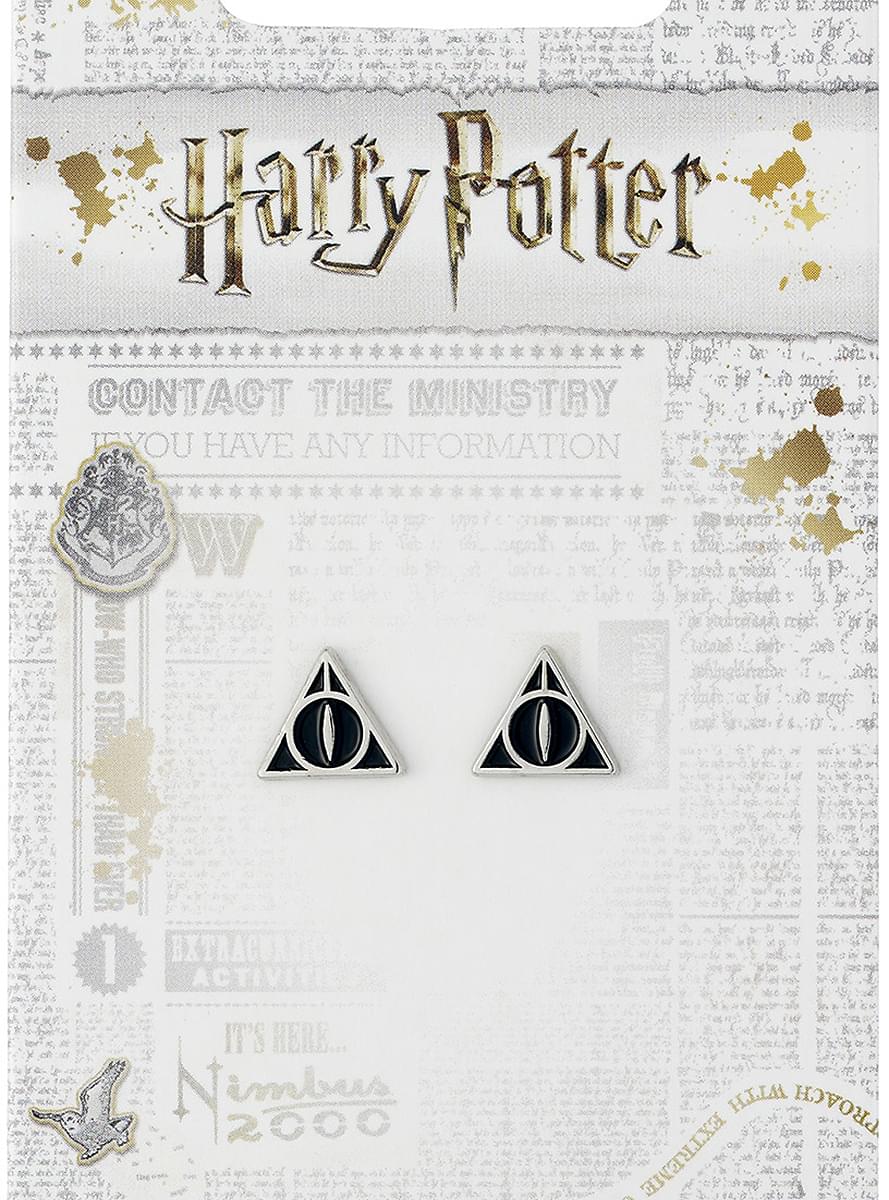 Deathly Hallows Earrings - Harry Potter