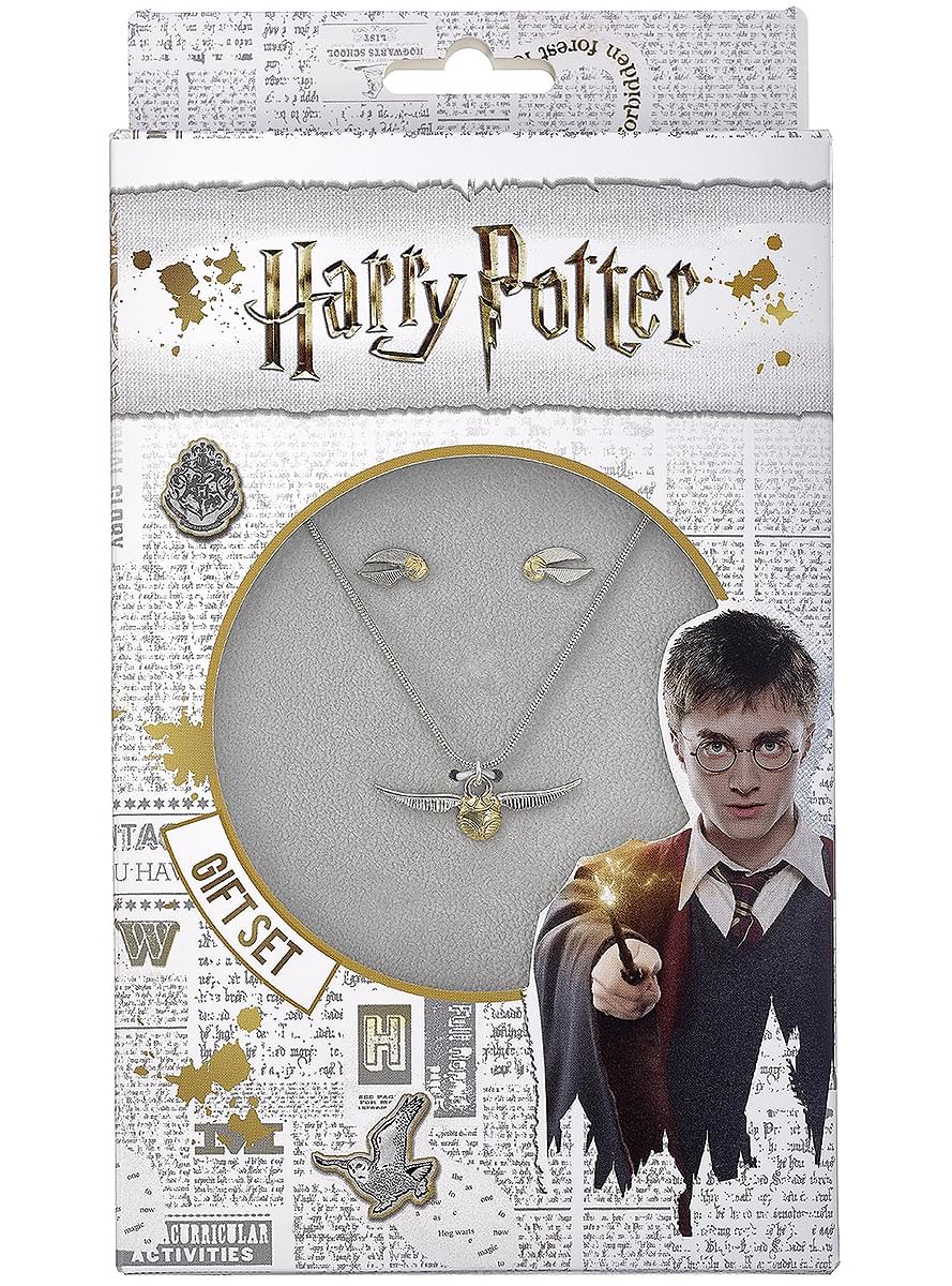 Golden Snitch Necklace and Earring Set - Harry Potter