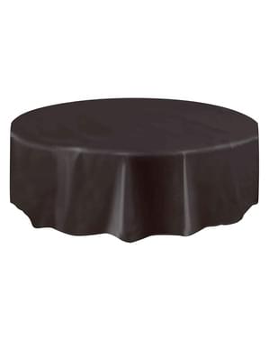 Nappe ronde noire - Gamme couleur unie