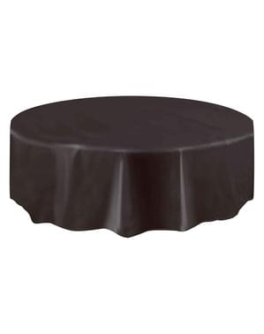 Toalha de mesa redonda preta - Linha Cores Básicas