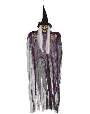 Figura colgante de bruja de 80 cm
