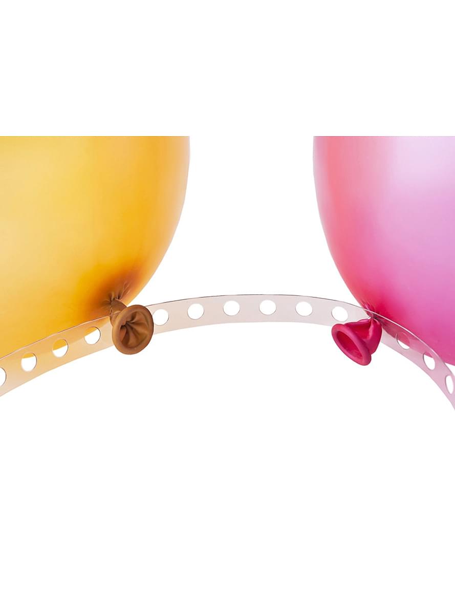 Nastro con festone di palloncini lungo 5 m
