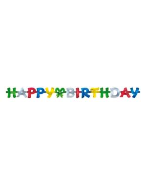 Transparent „Happy Birthday“