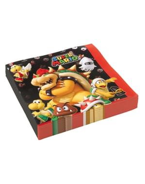 20 serviettes (33x33cm) Super Mario Bros
