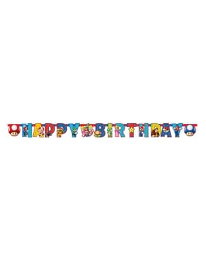 Super Mario Bros “Happy Birthday” Banner