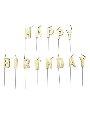 13 “Happy Birthday” Candles