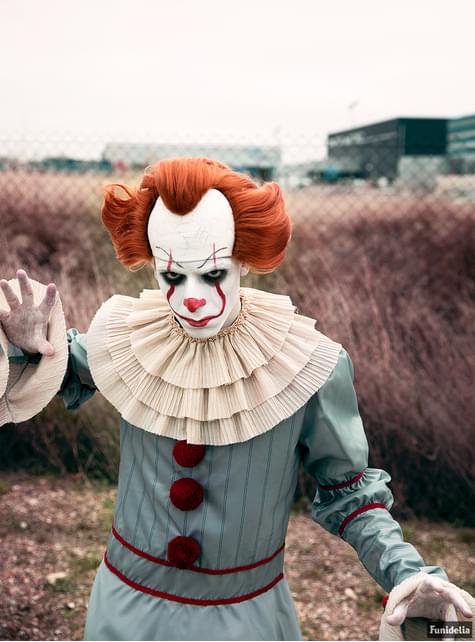 Scary Clown - Disfraz infantil grande de 7 a 8 años