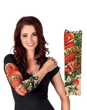 Mouw met tattoos 
