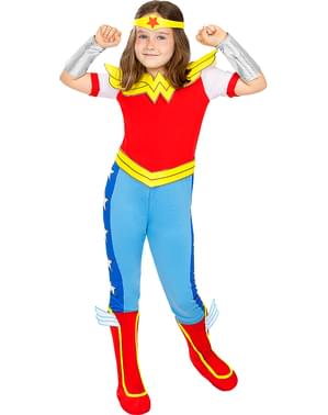 Kostým Wonder Woman DC Superhrdinky pro dívky