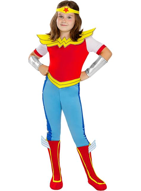Woman DC Super Hero kostuum meisjes. Volgende dag geleverd | Funidelia